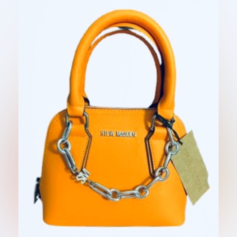 Steve Madden B-Faith Orange Chain Crossbody Bag NWT
